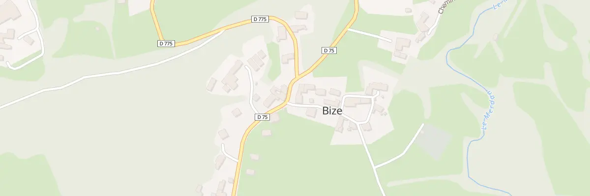 Plan du 3 Pl de la Mairie à Bize