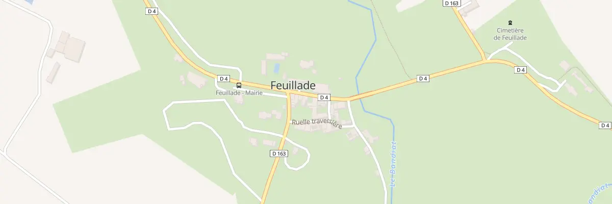 Plan du 5187 Le Bourg à Feuillade