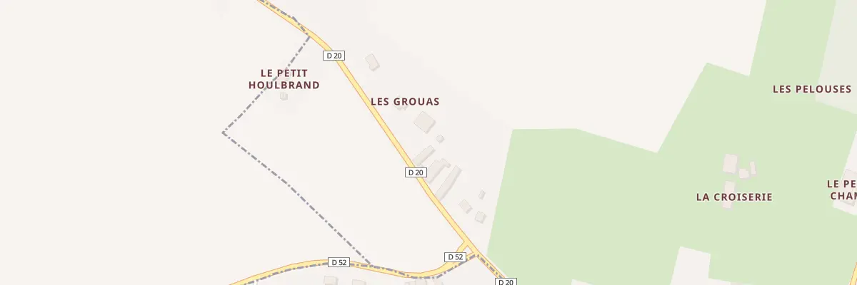 Plan du 5112 La Grouas à Nuillé-le-Jalais