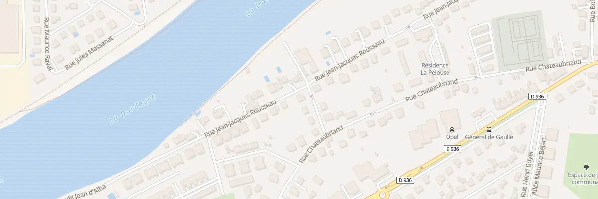 Plan du 1 Rue Andre Chenier à Bergerac