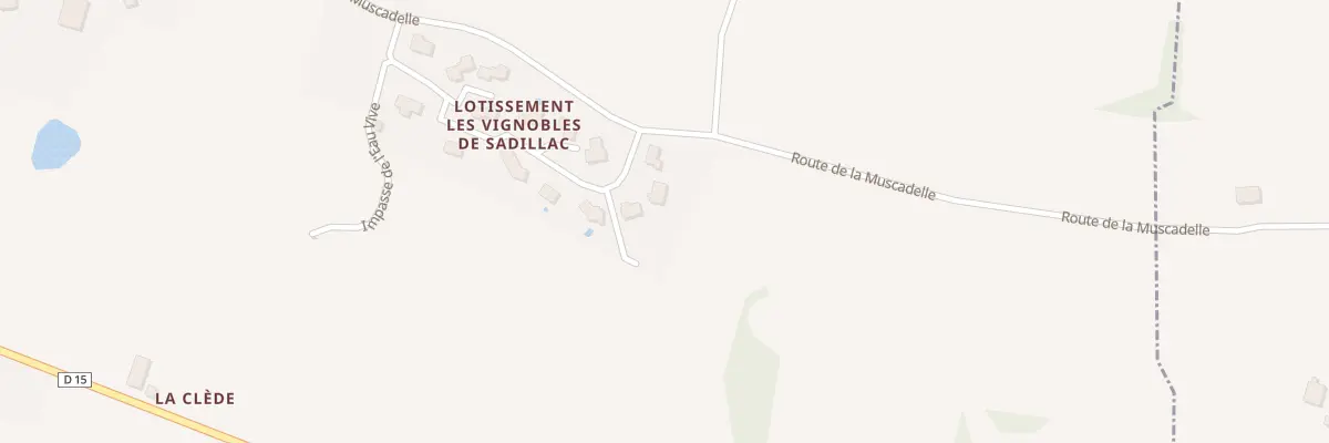 Plan du 3 Imp du Sauvignon à Singleyrac
