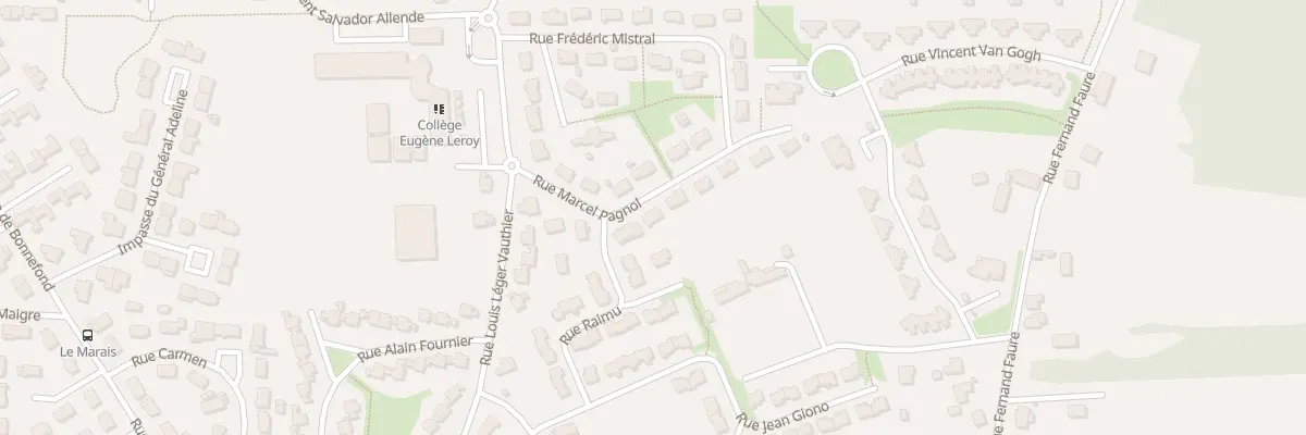 Plan du 9 Rue Marcel Pagnol à Bergerac