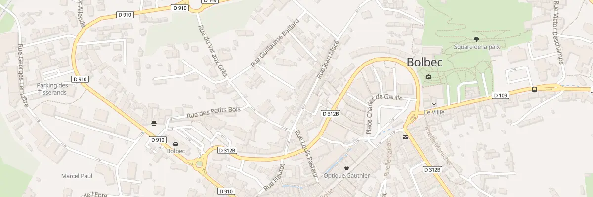 Plan du 11 Rue Jean Macé à Bolbec