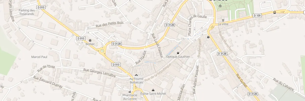 Plan du 8 Rue Hautot à Bolbec
