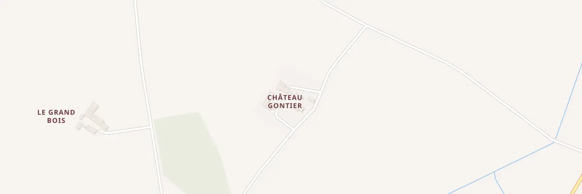 Plan du 1 Chateau Gontier à Leigné-sur-Usseau