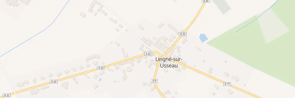 Plan du 2 Rte de Saint-Gervais à Leigné-sur-Usseau