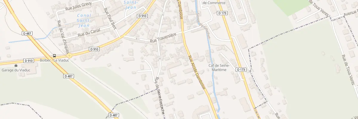 Plan du 40T Rue Alcide Damboise à Bolbec