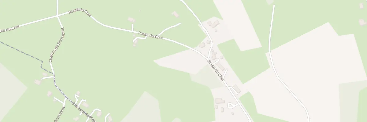 Plan du 954 Rte du Chai à Ginestet