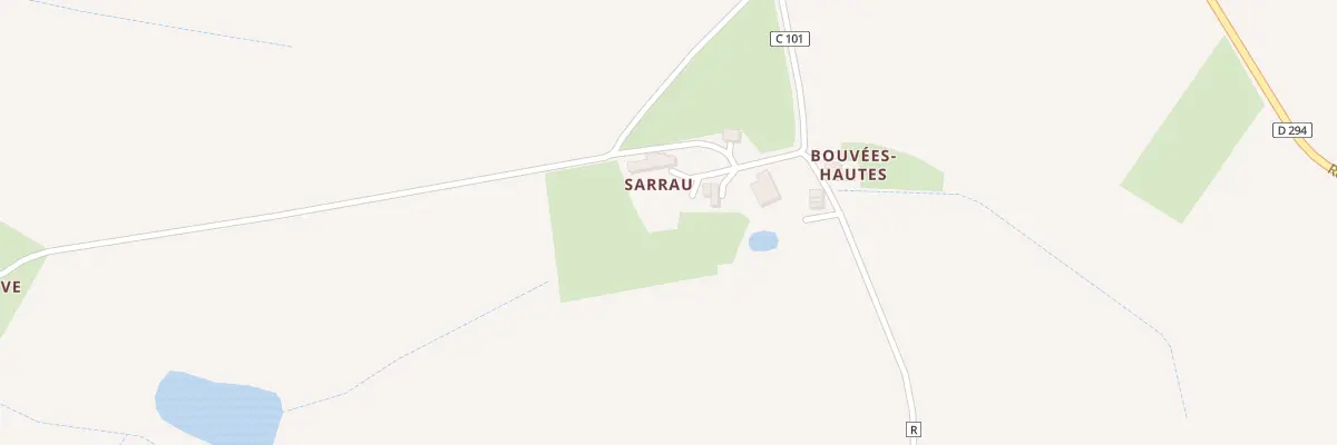 Plan du 472 Imp de Sarrau à Nomdieu