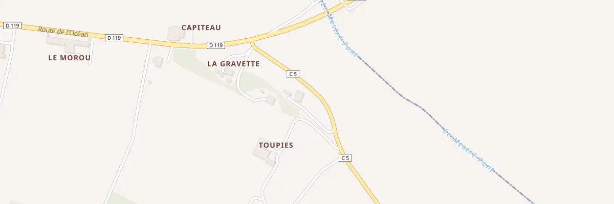 Plan du 214 Rte du Pied du Côteau à Montesquieu