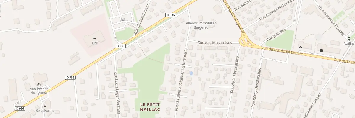 Plan du 11 Rue du 26eme Ri à Bergerac
