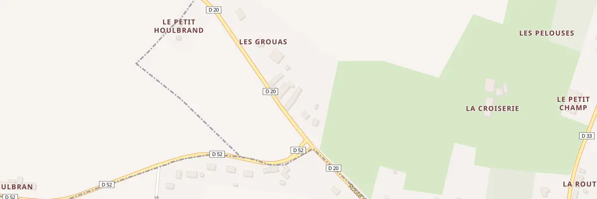 Plan du 6 La Grouas à Nuillé-le-Jalais