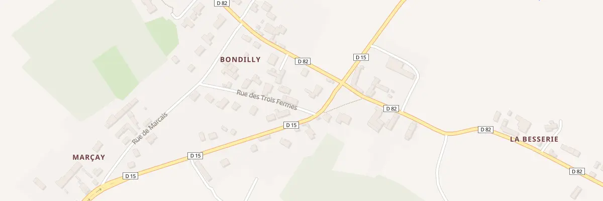 Plan du 2 Rue des Trois Fermes à Beaumont Saint-Cyr