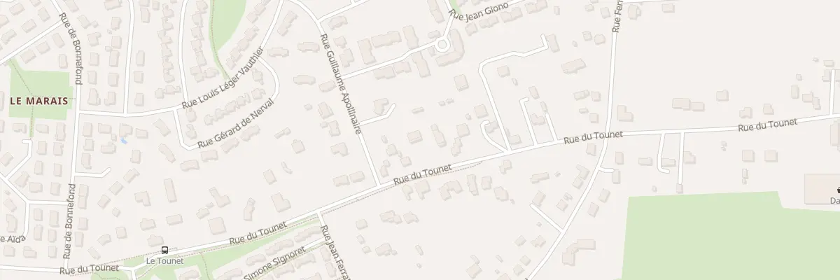 Plan du 50 Rue du Tounet à Bergerac