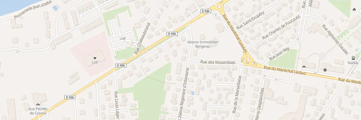 Plan du 3 Rue du 26eme Ri à Bergerac
