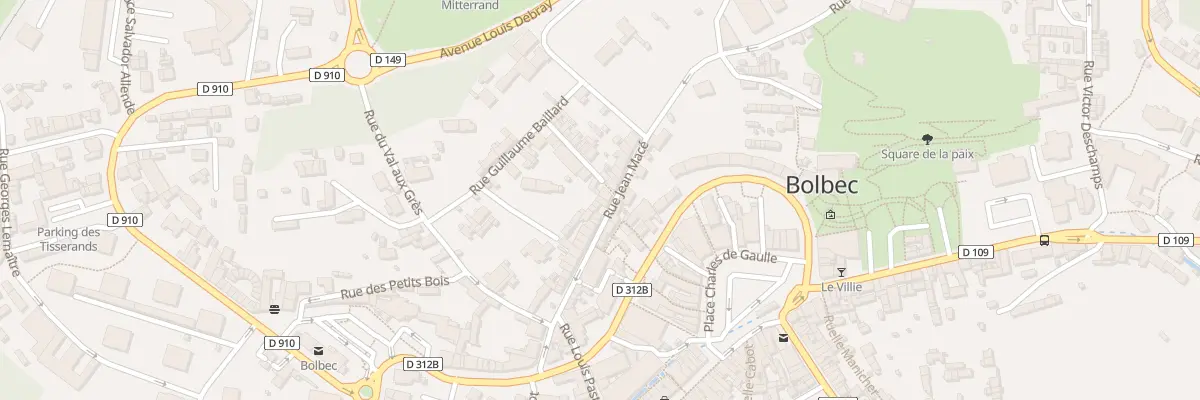 Plan du 29 Rue Jean Macé à Bolbec