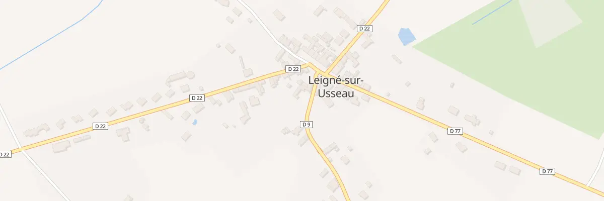 Plan du 6 Rte d’Usseau à Leigné-sur-Usseau