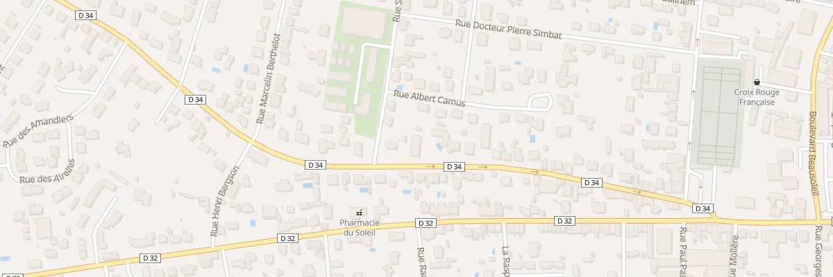 Plan du 43 Rue Waldeck Rousseau à Bergerac