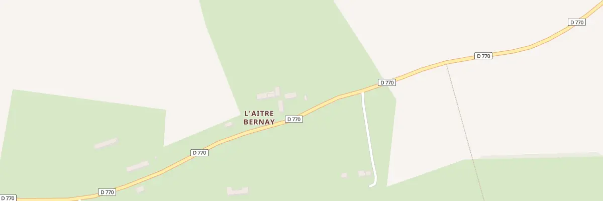 Plan du 2 Village de l’Aitre Bernay à Courgeoût