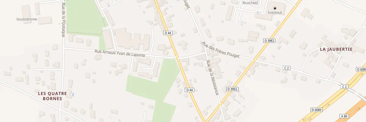 Plan du 42 Av de Theorat à Neuvic
