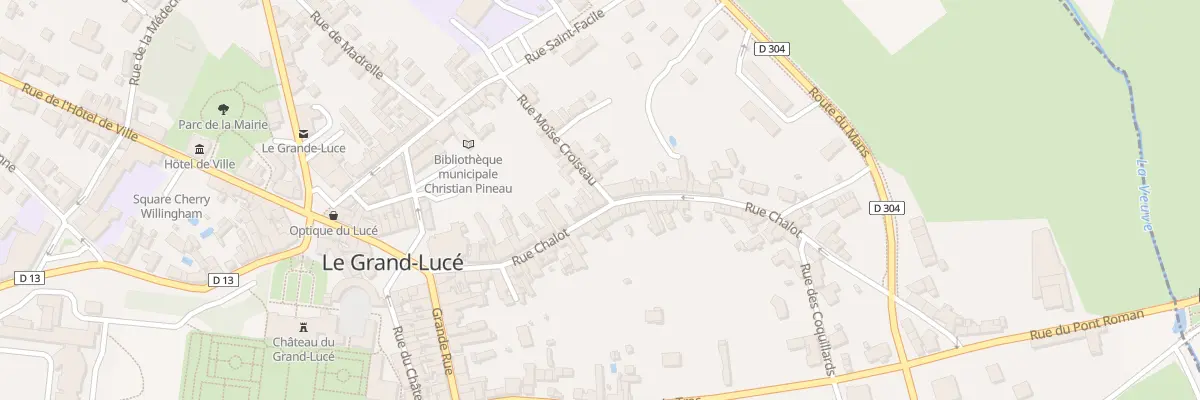 Plan du 21B Rue Chalot au Grand-Lucé