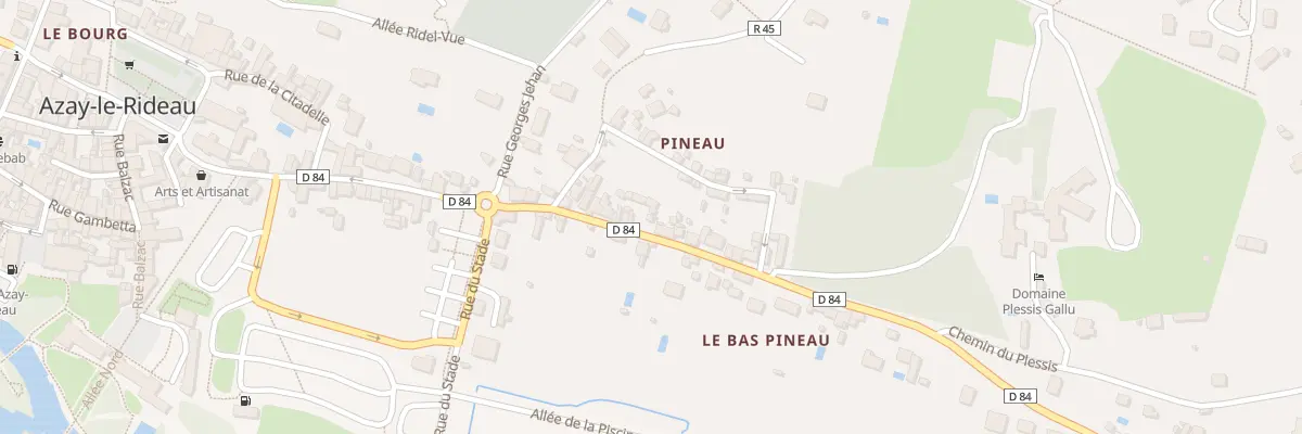 Plan du 39A Rue de Pineau à Azay-le-Rideau