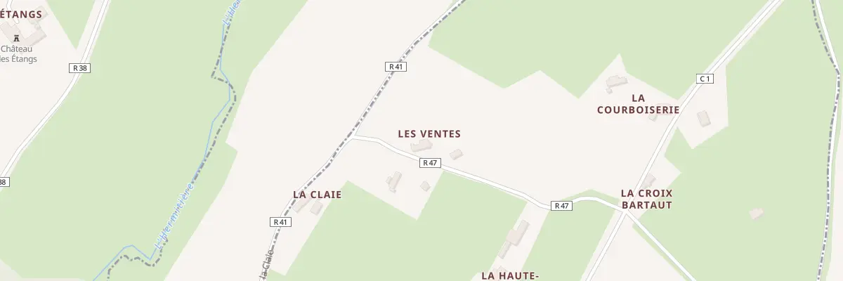 Plan du 5344 Les Ventes à Saint-Vincent-du-Lorouër