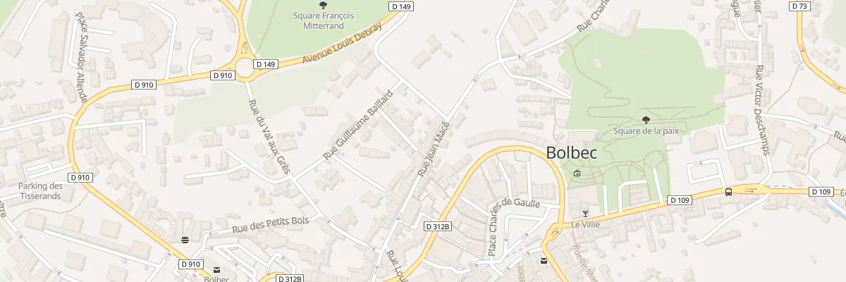 Plan du 37 Rue Jean Macé à Bolbec