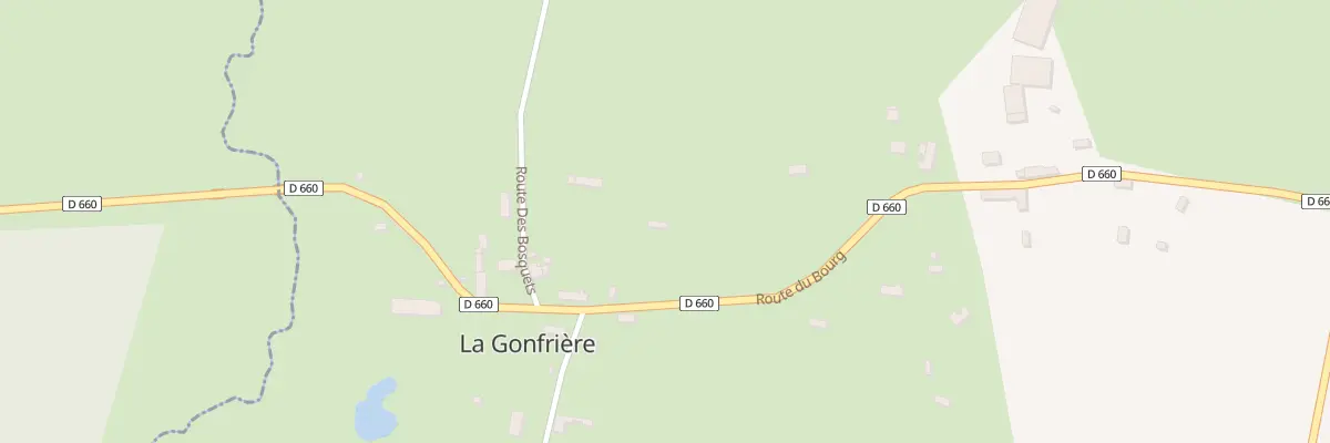 Plan du 241 Rte du Bourg à La Gonfrière