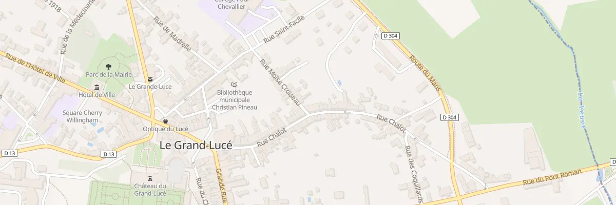 Plan du 23 Rue Chalot au Grand-Lucé