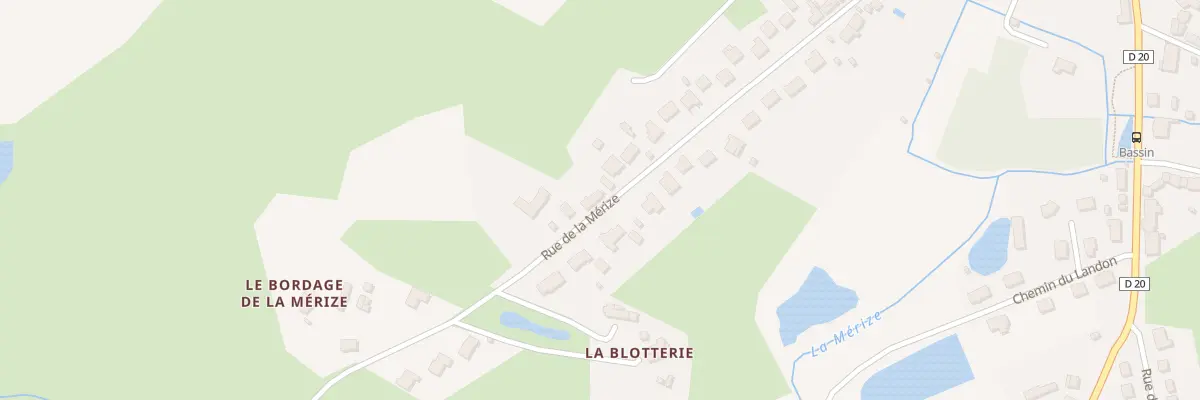 Plan du 42 Rue de la Merize au Breil-sur-Mérize