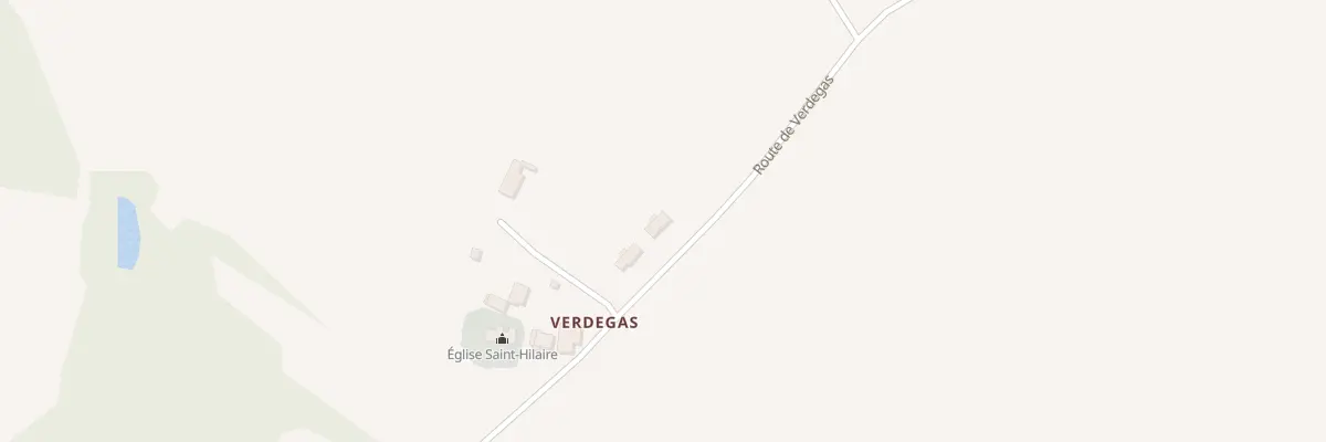 Plan du 1450 Rte du Verdegas à Brugnac