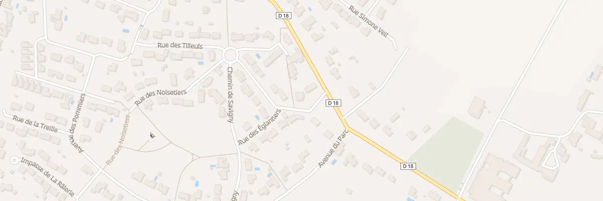 Plan du 4 Rue du Mail à Sèvres-Anxaumont