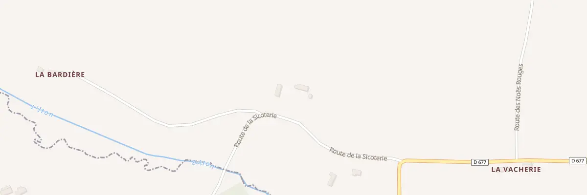 Plan du 174 Rte de la Sicoterie à La Ferrière-au-Doyen