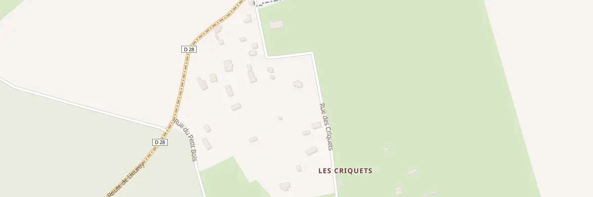 Plan du 805 Rue des Criquets à Barville
