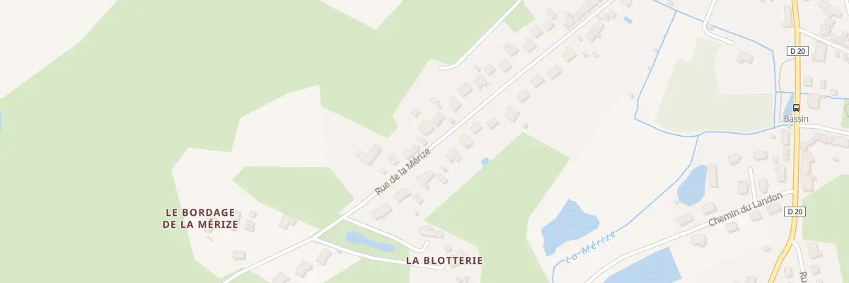 Plan du 42B Rue de la Merize au Breil-sur-Mérize