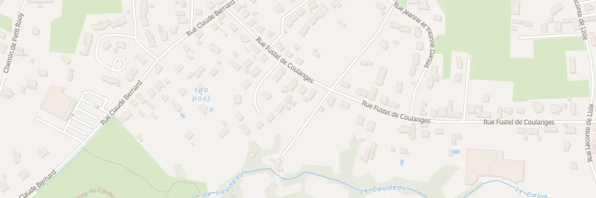 Plan du 42 Rue Fustel de Coulanges à Bergerac