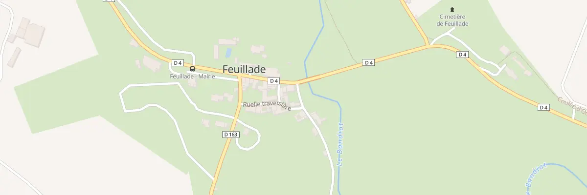 Plan du 5044 Le Bourg à Feuillade