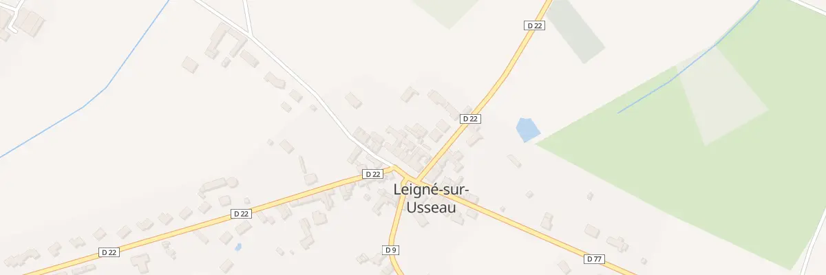 Plan du 3 Pl de l’Eglise à Leigné-sur-Usseau