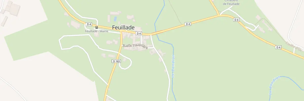 Plan du 5043 Le Bourg à Feuillade
