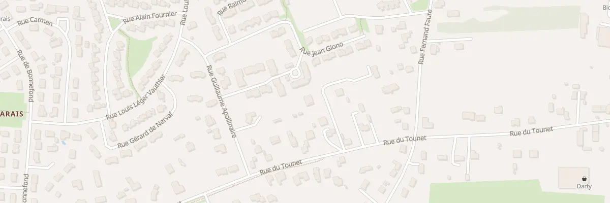 Plan du 40 Rue du Tounet à Bergerac