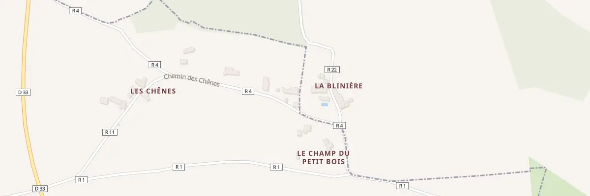 Plan du 5065 Les Chenes à Surfonds