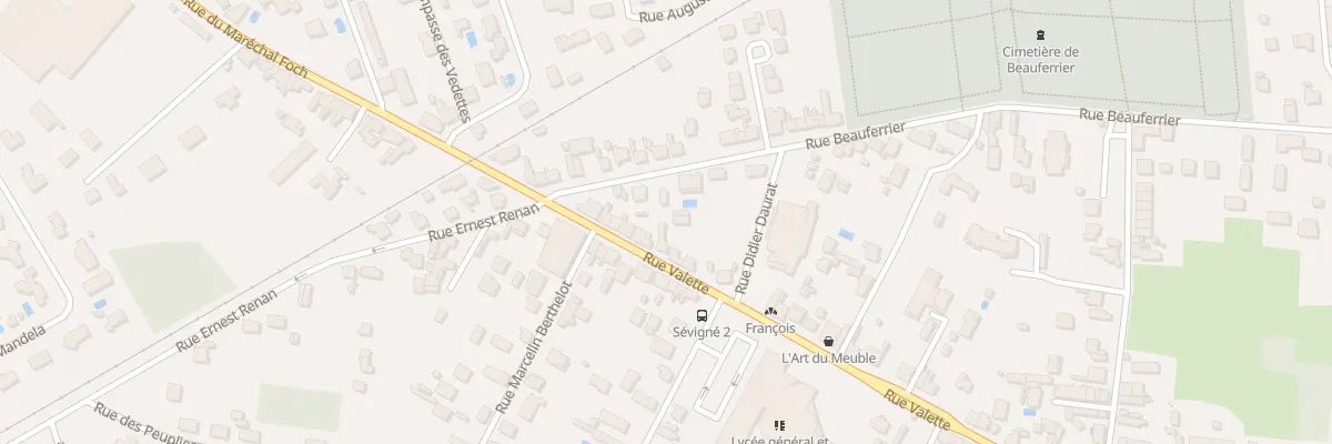 Plan du 153 Rue Valette à Bergerac