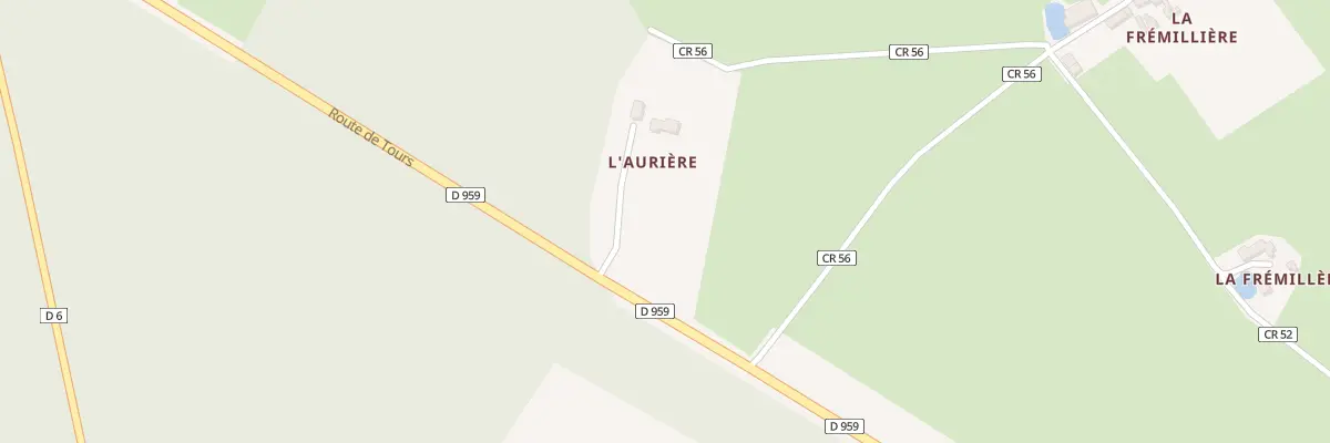 Plan du 5457 L’Auriere à Sonzay