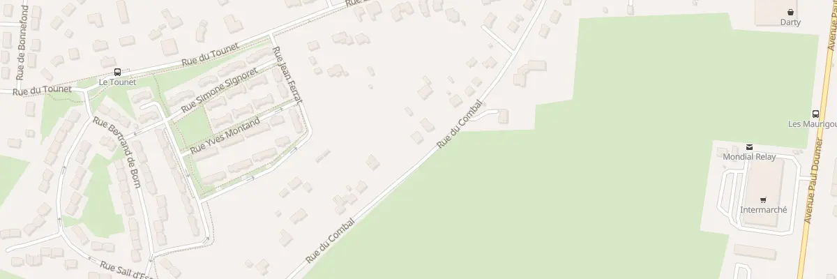 Plan du 28 Rue du Combal à Bergerac