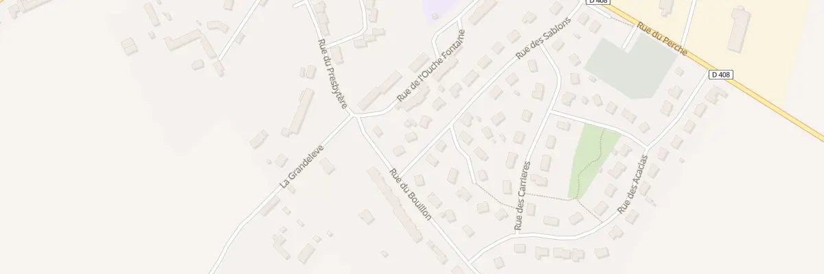Plan du 1 Rue des Sablons à Bazoches-sur-Hoëne