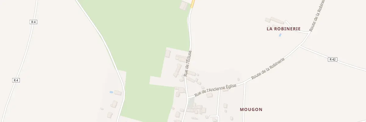 Plan du 13 Rue de l’Ecluse à Crouzilles