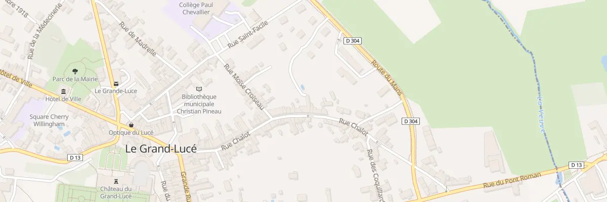 Plan du 33 Rue Chalot au Grand-Lucé