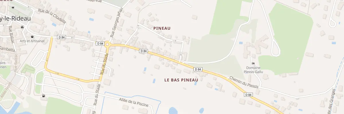 Plan du 49 Rue de Pineau à Azay-le-Rideau