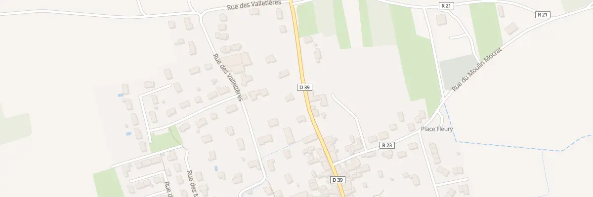 Plan du 61 Rue du Val de Loire à Vallères
